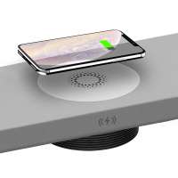 QI Standard Charging Long Distance Wireless Charger Easy to Install under the Table