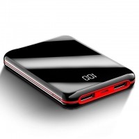 Ultra-slim digital led display mini power bank 4500mah 10000mah 20000mah fast charging phone charger power bank