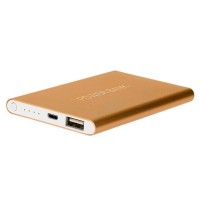 quick charger alloy Aluminum thin 4000mah power bank